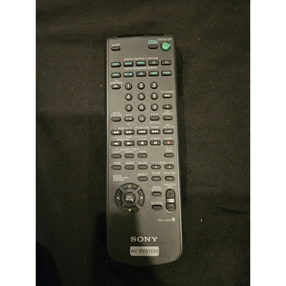 SONY RM-P362 AV Stereo Receiver Remote NO BATTERIES